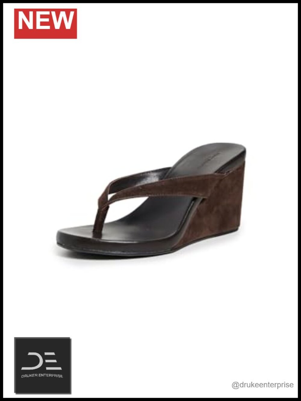 Suede Espresso Avanti by Tony Bianco Women's Platform Wedge Sandals Round Toe